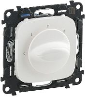 Выключатель вентилятора без рамки Legrand Valena Allure 4-поз. белый картинка